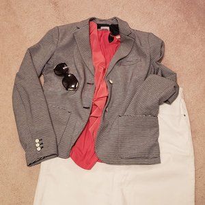 Gap 'The Academy' Navy & White Stripe Blazer